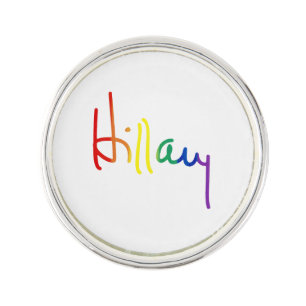 LGBT for Hillary Clinton Pin