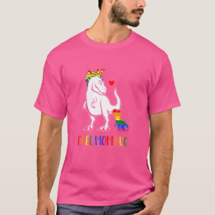 Lgbt Free Mom Hugs Dinosaur Rex Mamasaurus Ally Ra T-Shirt