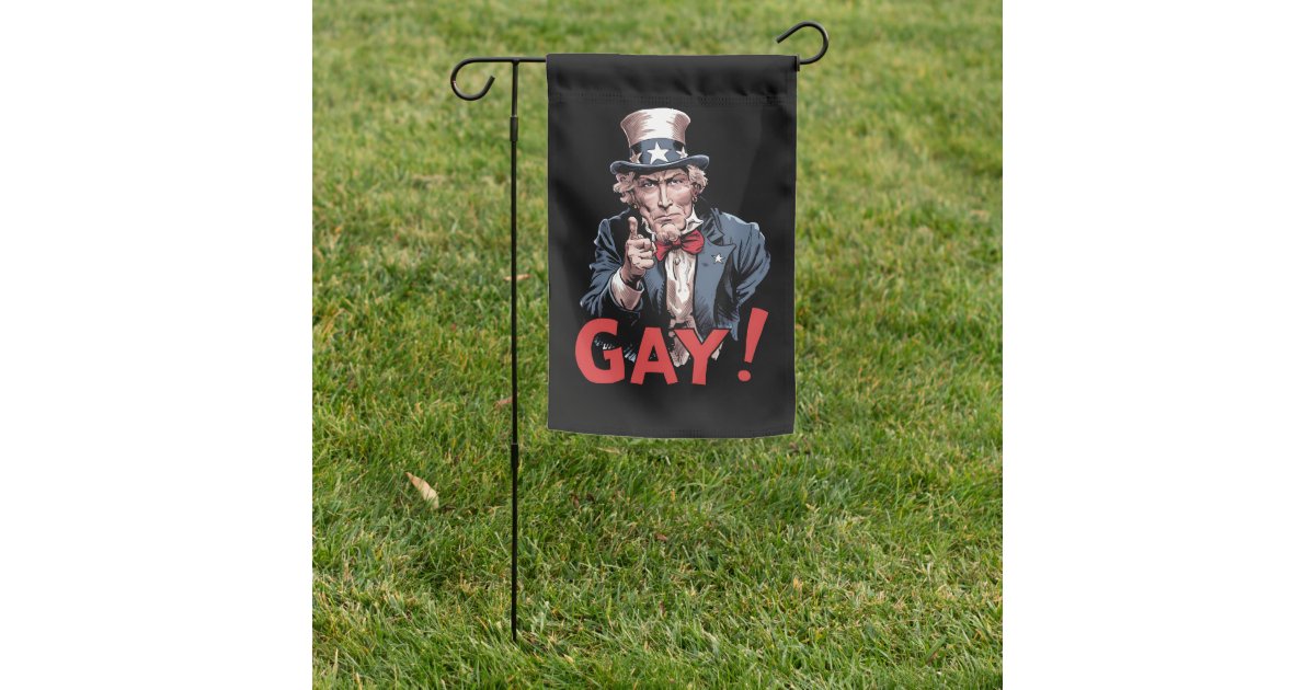LGBT Gay Ally Pride Month Funny Garden Flag | Zazzle