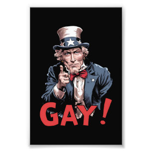 LGBT Gay Ally Pride Month Funny Photo Print