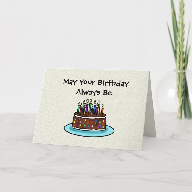 LGBT Gay Birthday Card to Customize (Front)