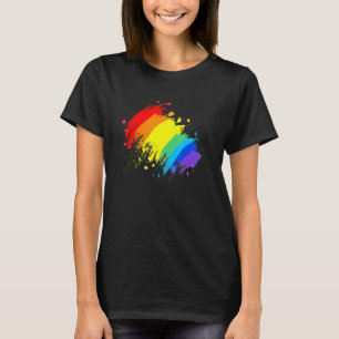 Lgbt Gay Lesbian Csd Pride Splash T-Shirt