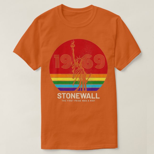 LGBT Gay Lesbian Pride 50th Anniversary Pride Mont T-Shirt (Design Front)