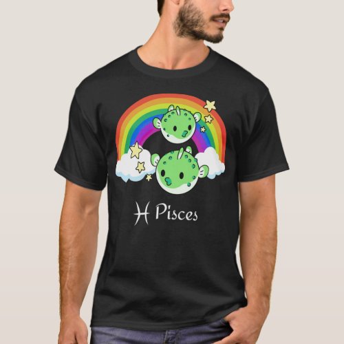 LGBT Gay Lesbian Pride Pisces Horoscope Zodiac Ast T_Shirt