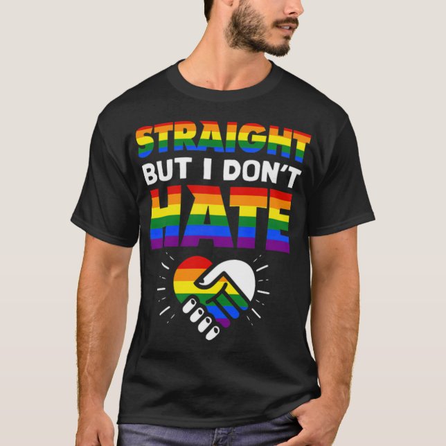 LGBT Gay Lesbian Rainbow Pride Trans Equality (17) T-Shirt (Front)