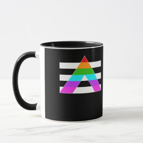 LGBT  Gay Pride Ally Flag LGBT Ally Mug