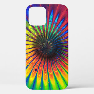 LGBT Gay Pride Floral Liquid Art Flower Cool iPhone 12 Case