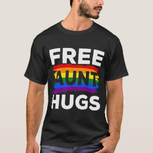 LGBT Gay Pride Free Aunt Hugs Family Matching Supp T-Shirt