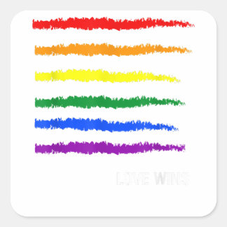 LGBT Gay Pride Lesbian Bisexual Transgender Copy Square Sticker