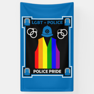LGBT+ Gay Pride Police Banner