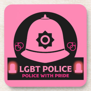  LGBT+ Gay Pride Police Beverage Coaster