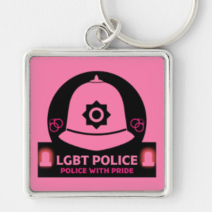 LGBT+ Gay Pride Police Keychain