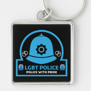LGBT+ Gay Pride Police Keychain