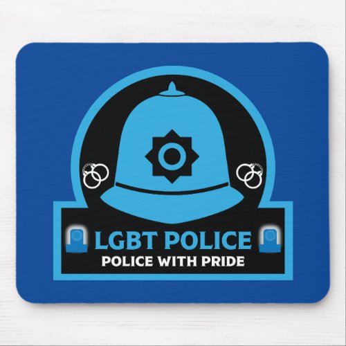  LGBT Gay Pride Police Mouse Pad