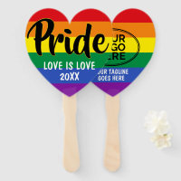 LGBT Gay Pride Rainbow Custom Logo