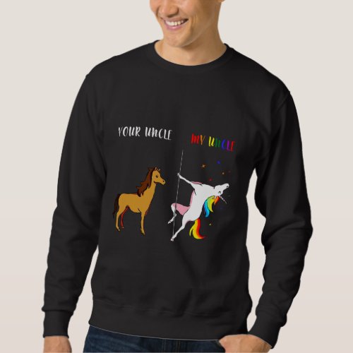 LGBT Gay Pride Rainbow Flag Custom Gift Sweatshirt