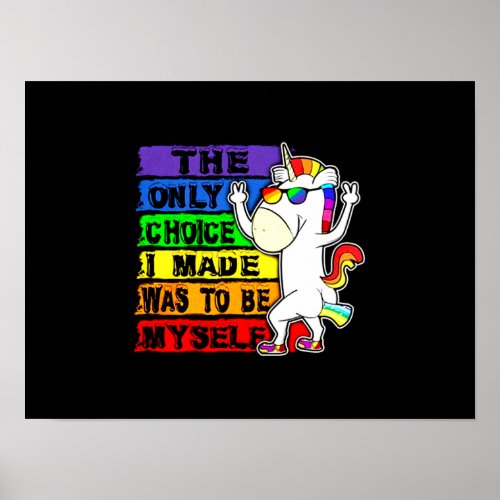 LGBT Gay Pride Rainbow Flag _ Love Gift Poster