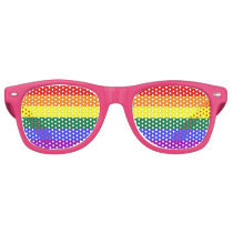 LGBT Gay Pride Rainbow Flag Retro Sunglasses LGBT Gay Pride Rainbow Flag Retro Sunglasses