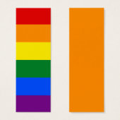 LGBT Gay Pride Rainbow Flag Stripe (Front & Back)