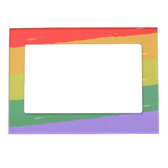 LGBT Gay Pride rainbow frame (Front)