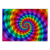 LGBT Gay Pride Rainbow Spiral Fractal Infinity (Front Horizontal)