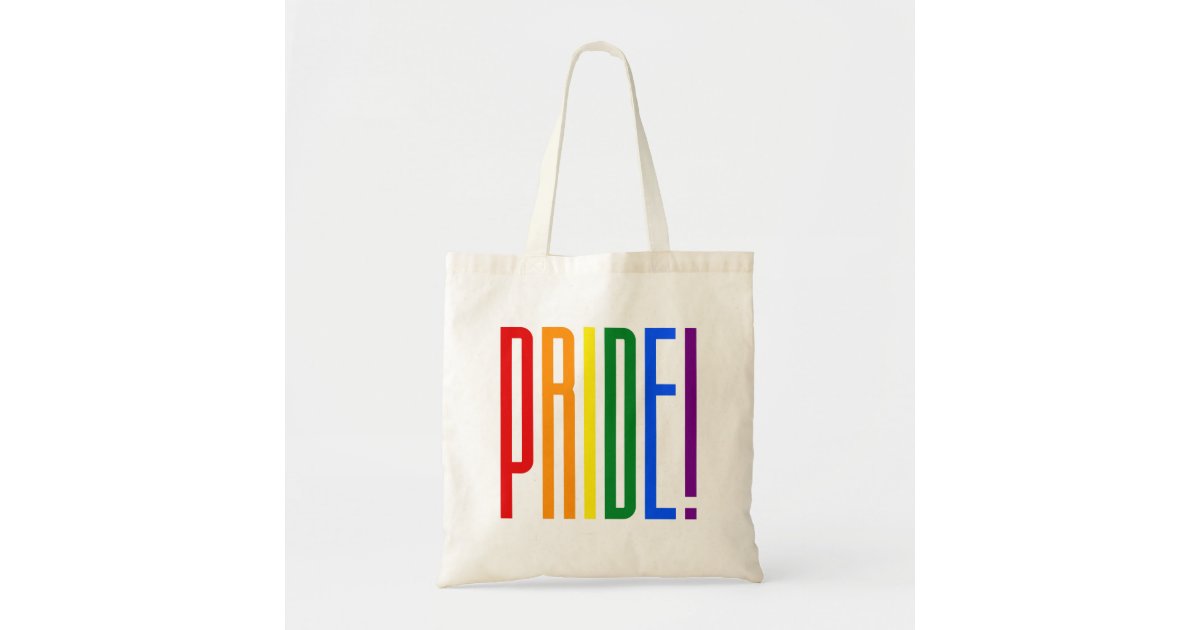 Rainbow Pride tote bag