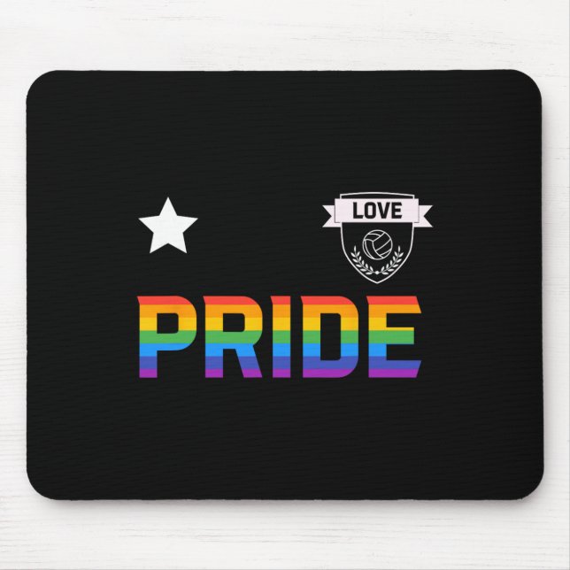 Lgbt Gay Pride Soccer Jersey  Mouse Pad (Front)