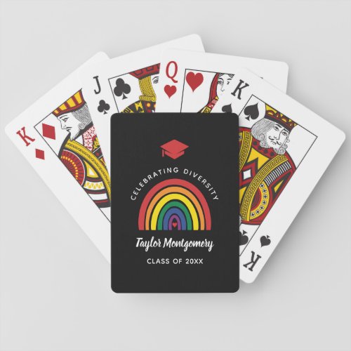 LGBT Gay Pride Year College High School Diversity Playing Cards