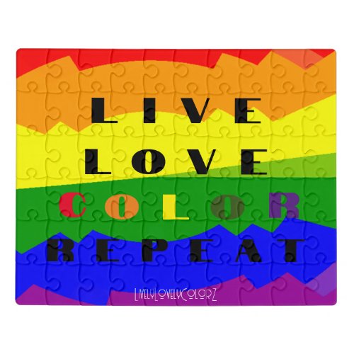 LGBT Gay Queer Pride Celebration Jigsaw Puzzle