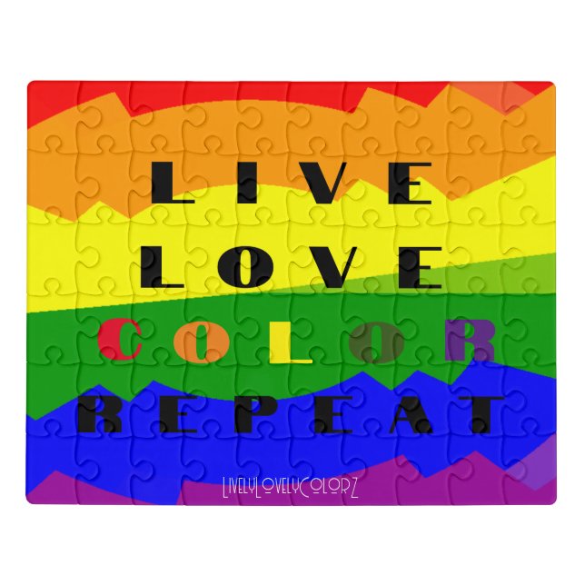 LGBT Gay Queer Pride Celebration Jigsaw Puzzle (Puzzle Horizontal)