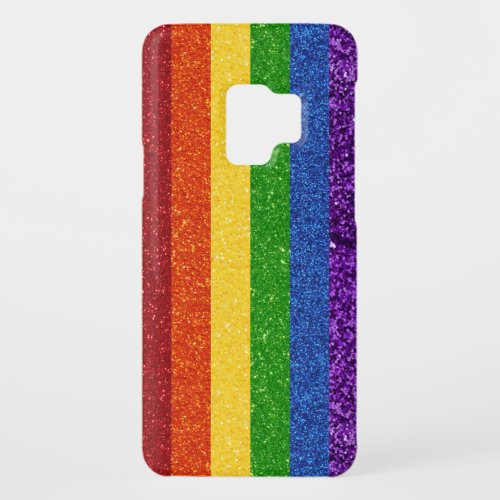 LGBT Glitter Rainbow Pride Flag Case_Mate Samsung Galaxy S9 Case