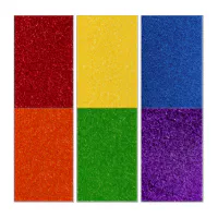 Faux Glitter LGBTQ Pride Rainbow Flag Background | Tote Bag