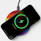 LGBT Glitter Rainbow Pride Flag Wireless Charger (Phone)