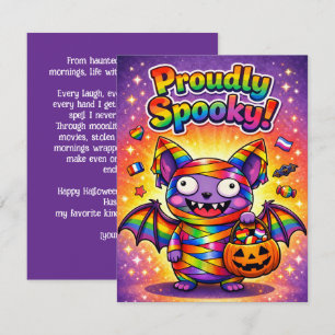 🎃🌈 LGBT Happy Gayoween —Proudly Spooky card