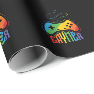 LGBT Homo Gul ‘Gaymer’ Wrapping Paper