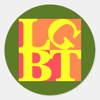 LGBT Hot Pop Round Sticker