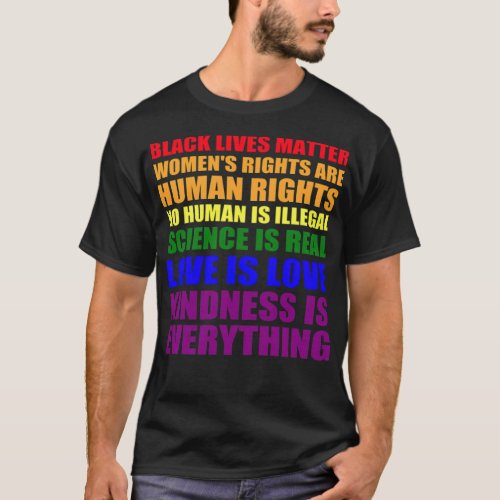 LGBT Human Rights Equality _standard_scale_4_00x T_Shirt