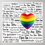 LGBT I Love You Poster