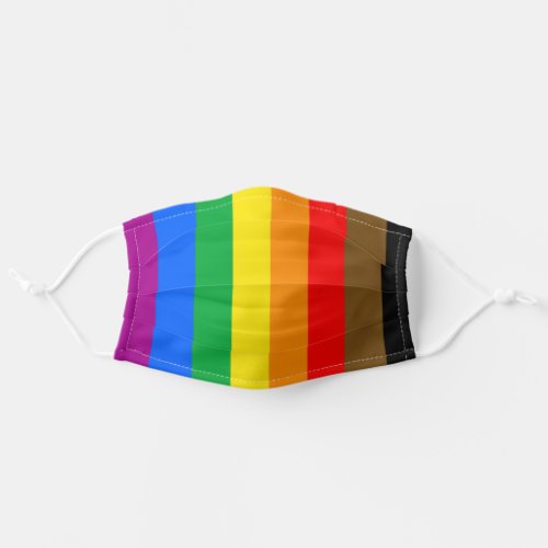 LGBT INCLUSIVE PRIDE People of Color Pride Adult Cloth Face Mask