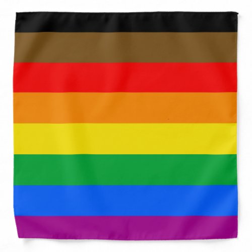 LGBT INCLUSIVE PRIDE People of Color Pride Bandana