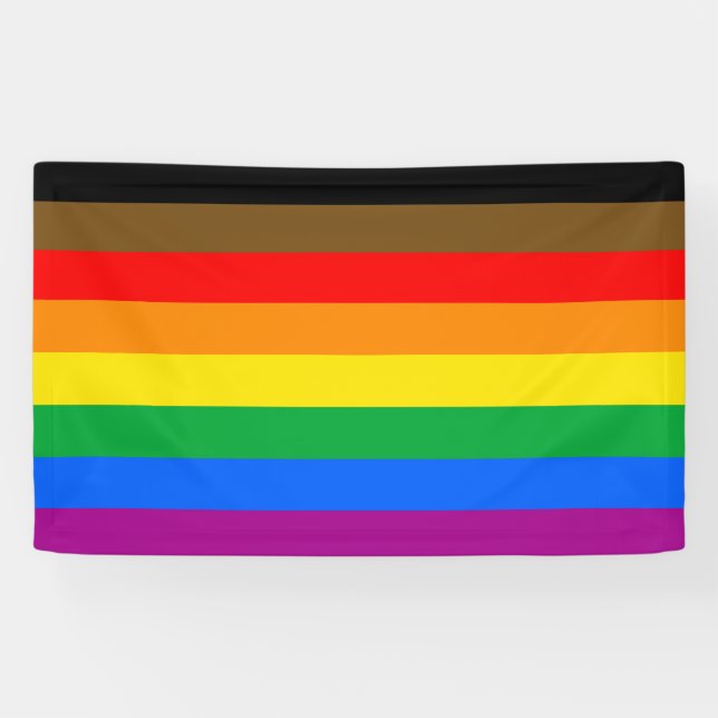 LGBT INCLUSIVE PRIDE (People of Color Pride) Banner (Horizontal)