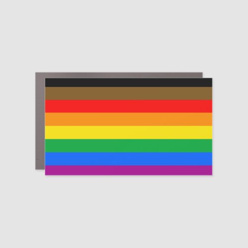 LGBT INCLUSIVE PRIDE People of Color Pride Car Magnet