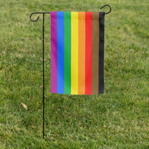 LGBT INCLUSIVE PRIDE People of Color Pride Garden Flag