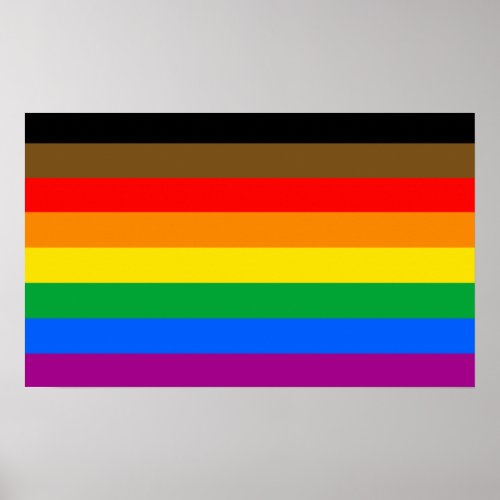 LGBT INCLUSIVE PRIDE People of Color Pride Poster