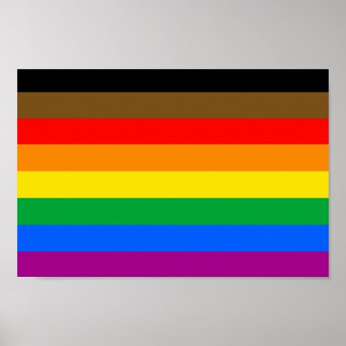 LGBT INCLUSIVE PRIDE People of Color Pride Poster