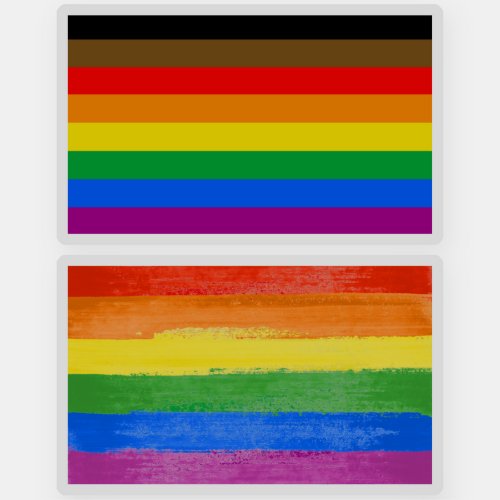 LGBT INCLUSIVE PRIDE People of Color Pride Sticker