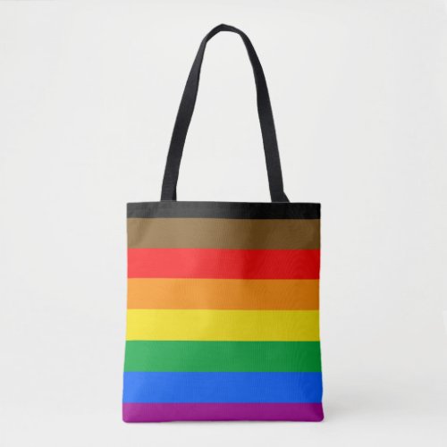 LGBT INCLUSIVE PRIDE People of Color Pride Tote Bag