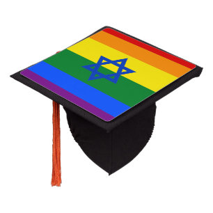 LGBT Israel Graduation Cap Topper