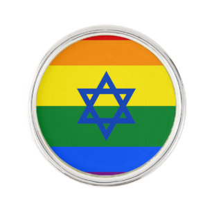 LGBT Israel Lapel Pin