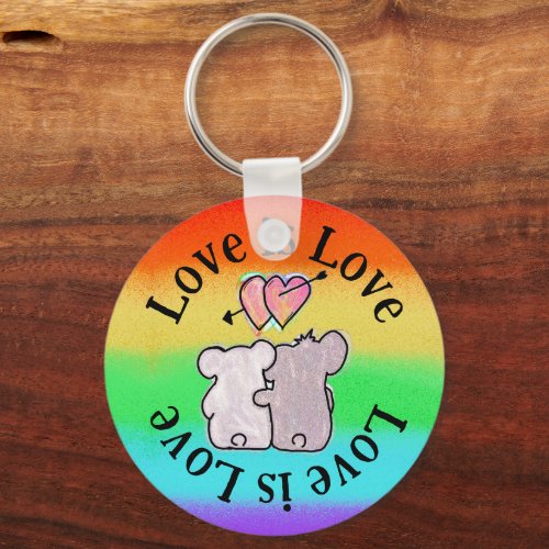 LGBT Koala Keychain